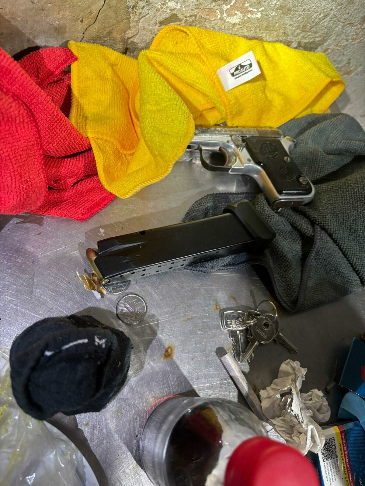 Imagem de compartilhamento para o artigo Operação policial apreende arma, munições e motocicleta após homicídio em Coxim da MS Todo dia